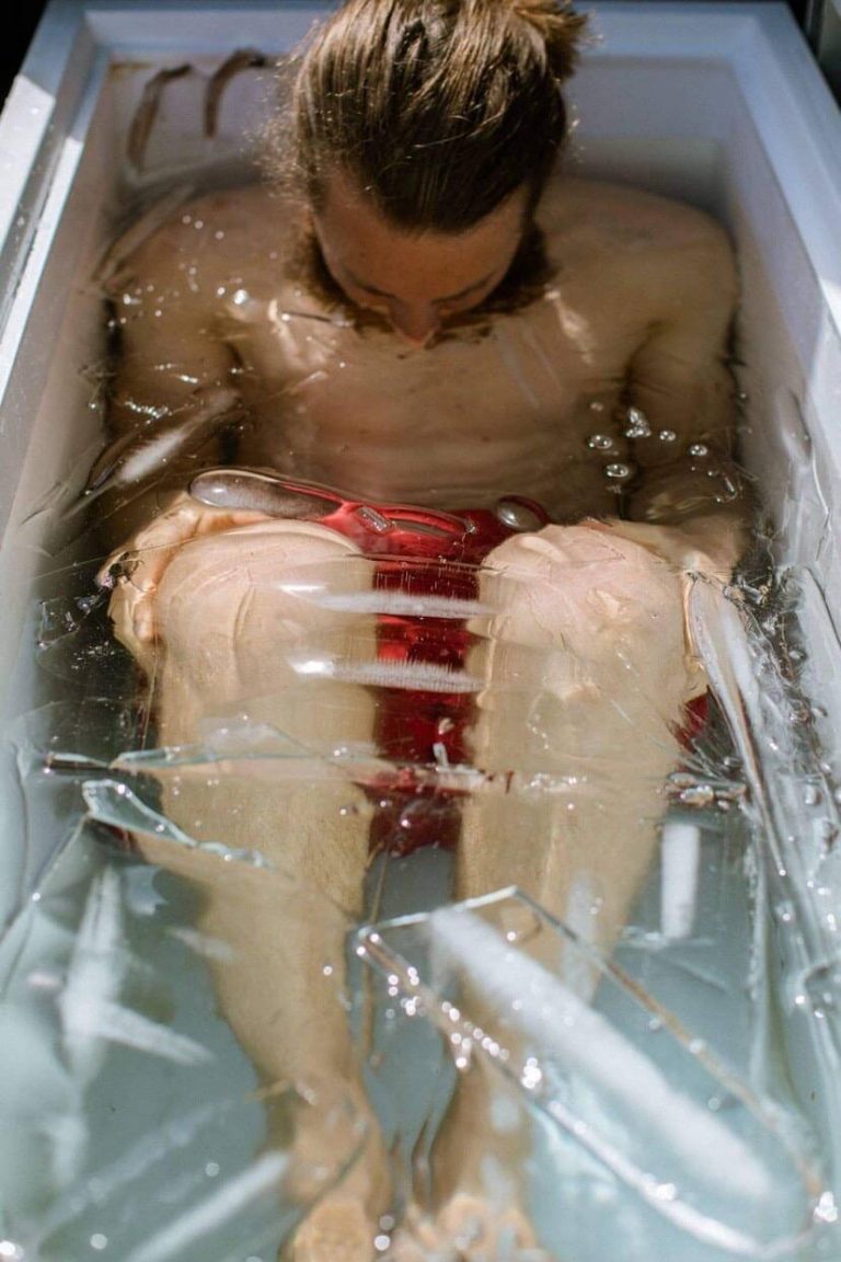 Cold-water-immersion-cold-water-therapy-ice-bath-in-chest-freezer