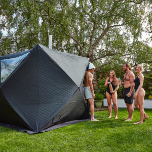 outdoor sauna tent