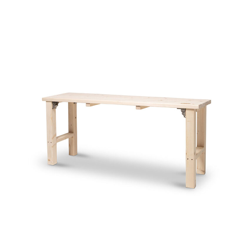 Single Pine Sauna Bench