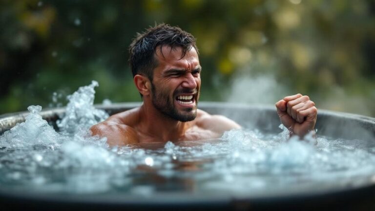 cold water immersion to recover after running