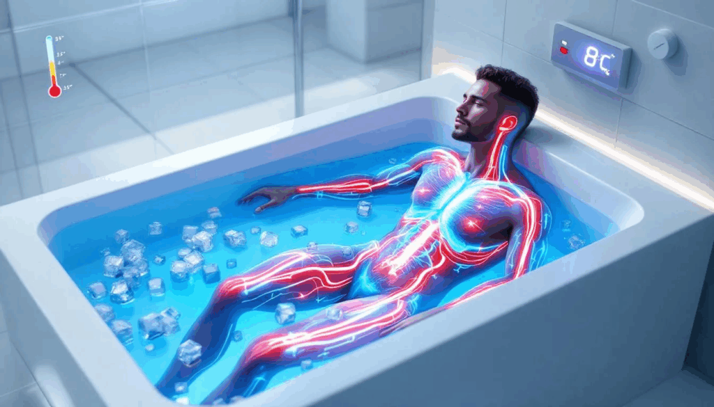 ice bath for athletes and muscle recovery