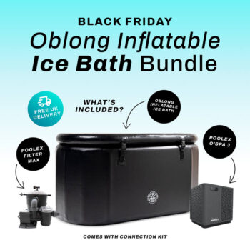 Black Friday Oblong Inflatable Ice Bath Bundle