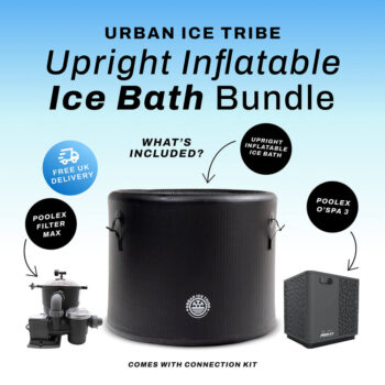 Upright Inflatable Ice Bath Bundle